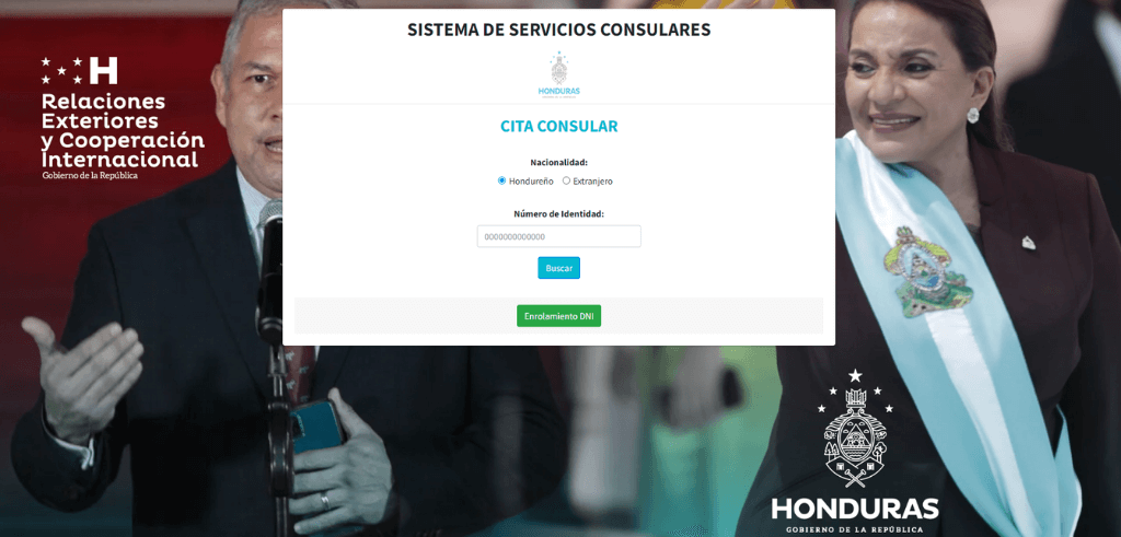 cita consulado honduras