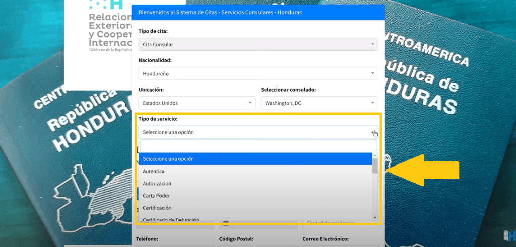consulado de honduras